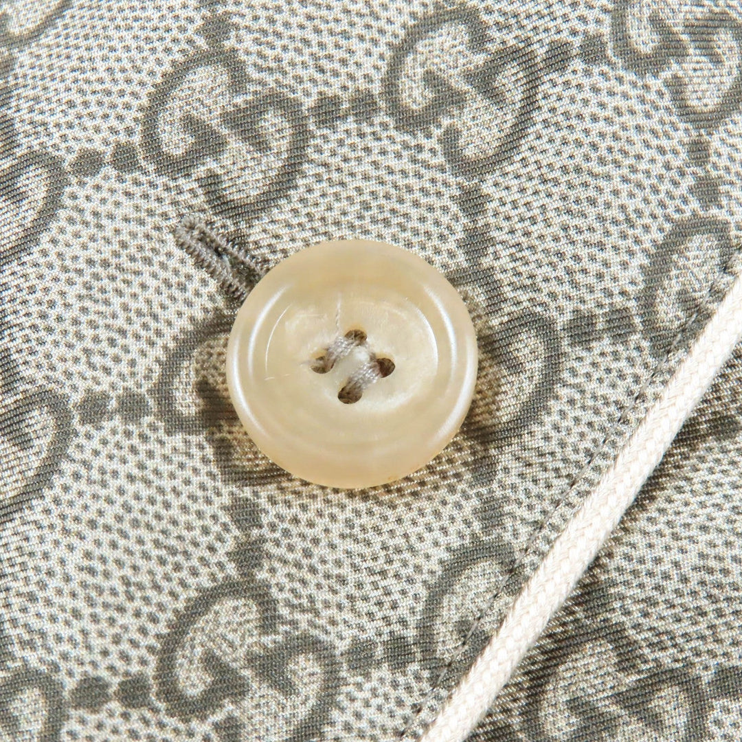 GUCCI setup 752917�E756503 Main: 100% silk, Part: 100% cotton beige Women 36 (155/80Y) Used Authentic