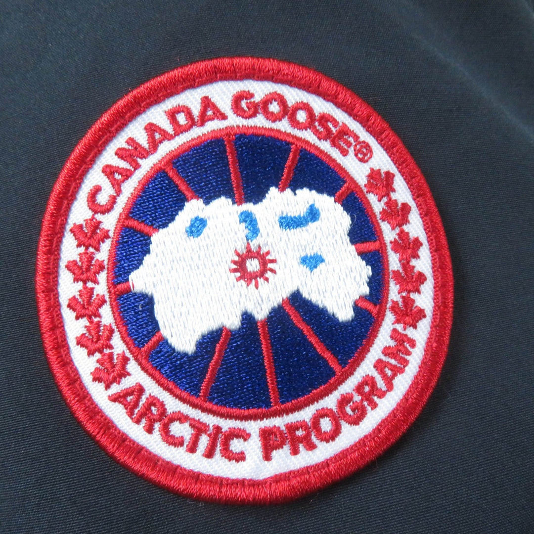 CANADA GOOSE down coat 6660LA Main: 85% polyester, Main: 15% cotton, Lining: 100% nylon, Part: 98% acrylic, Part: 2% polyester Navy TRILLIUM PARKA Trillium Hoodie Women S Used Authentic