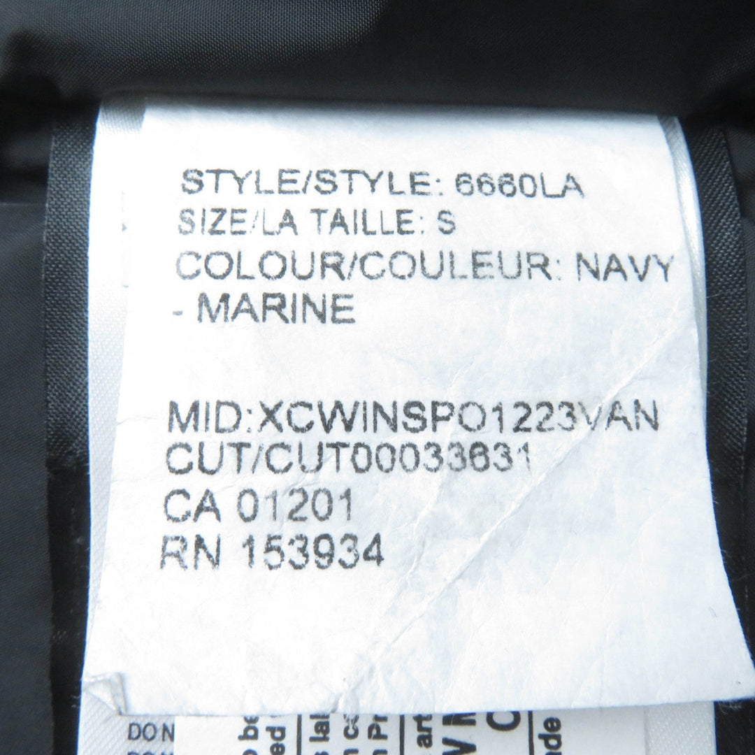 CANADA GOOSE down coat 6660LA Main: 85% polyester, Main: 15% cotton, Lining: 100% nylon, Part: 98% acrylic, Part: 2% polyester Navy TRILLIUM PARKA Trillium Hoodie Women S Used Authentic