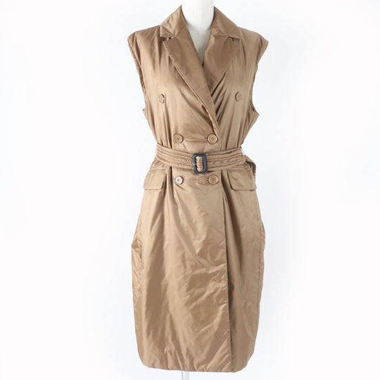 Max Mara The Cube  coat 92960124 Main: 100% polyester, Main: 100% polyester, Filling: 52% camel, Filling: 48% polyester Brown CAMELUXE Women 36 Used Authentic