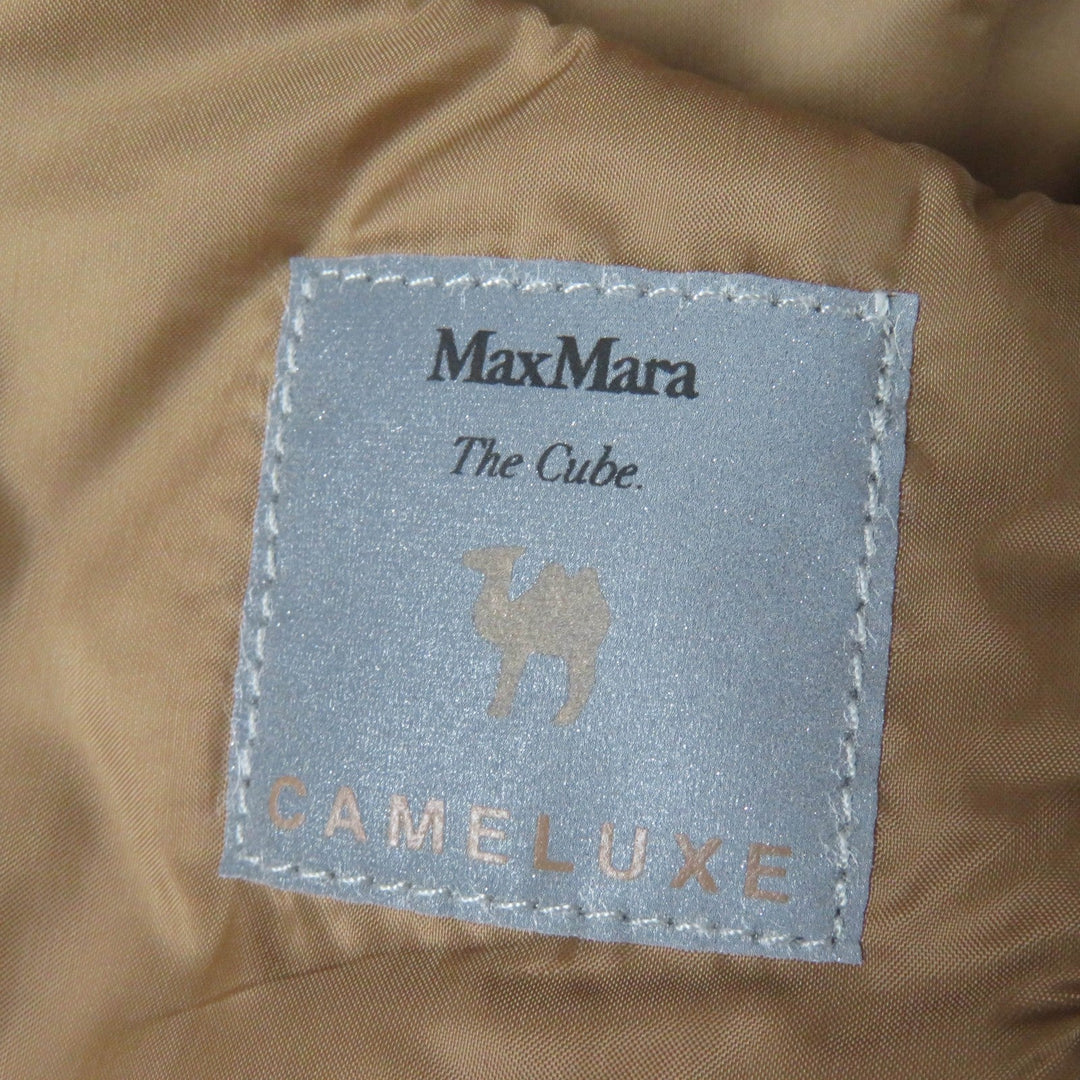 Max Mara The Cube  coat 92960124 Main: 100% polyester, Main: 100% polyester, Filling: 52% camel, Filling: 48% polyester Brown CAMELUXE Women 36 Used Authentic