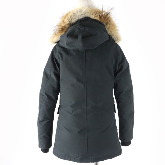 CANADA GOOSE down coat 2300JL Main: 85% polyester, Main: 15% cotton, Lining: 100% nylon, Filling: 100% down, Part: 100% polyester black CHARLOTTE Women S Used Authentic
