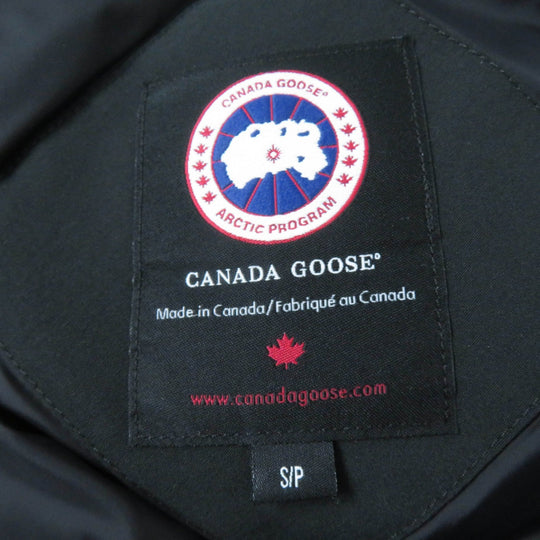 CANADA GOOSE down coat 2300JL Main: 85% polyester, Main: 15% cotton, Lining: 100% nylon, Filling: 100% down, Part: 100% polyester black CHARLOTTE Women S Used Authentic