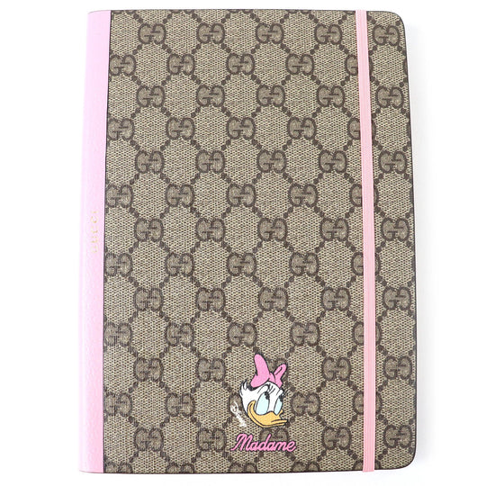 GUCCI Notebook Main: PVC Beige pink Women Used Authentic