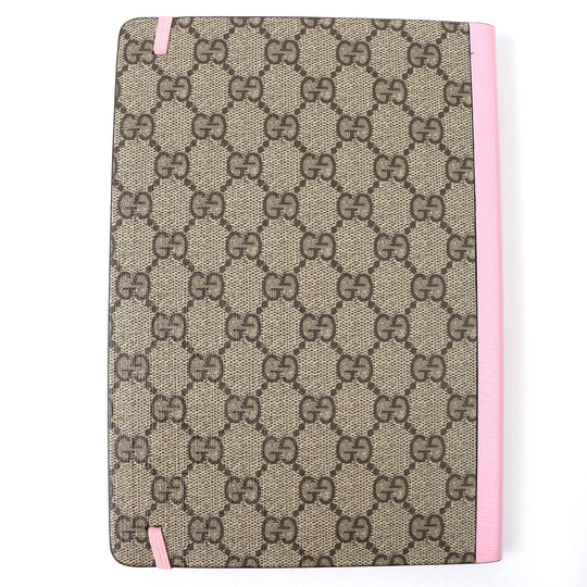 GUCCI Notebook Main: PVC Beige pink Women Used Authentic
