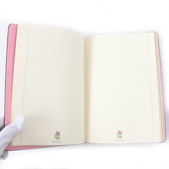 GUCCI Notebook Main: PVC Beige pink Women Used Authentic