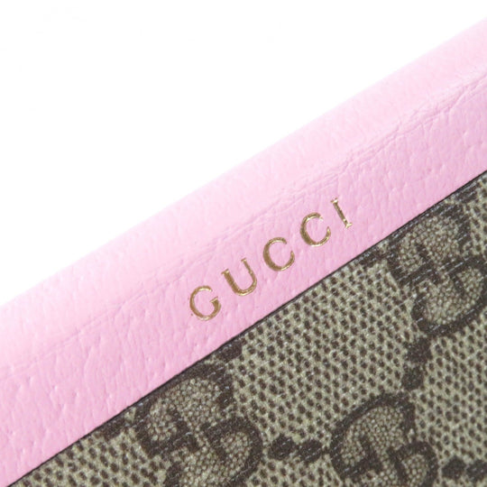 GUCCI Notebook Main: PVC Beige pink Women Used Authentic