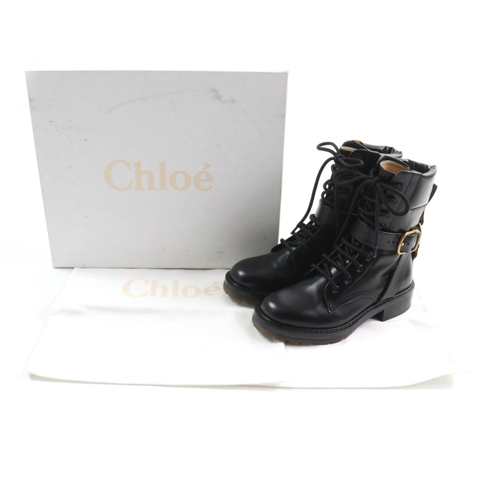 Chloe Ankle boots Main: Leather black Women 36 Used Authentic