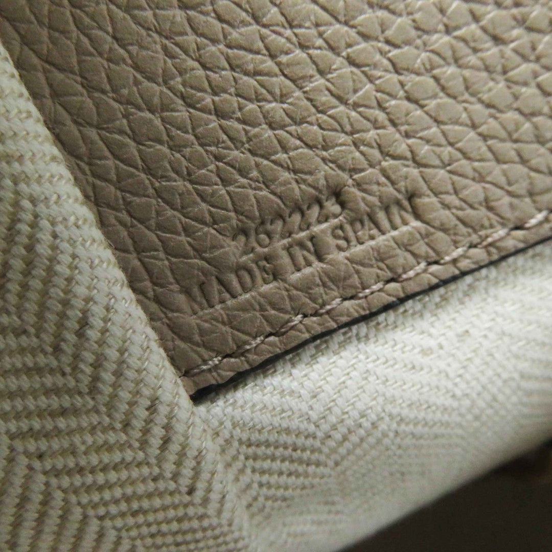 LOEWE Shoulder Bag A538S35X51 Main: Soft grain calf sand Hammock Small Women Used Authentic