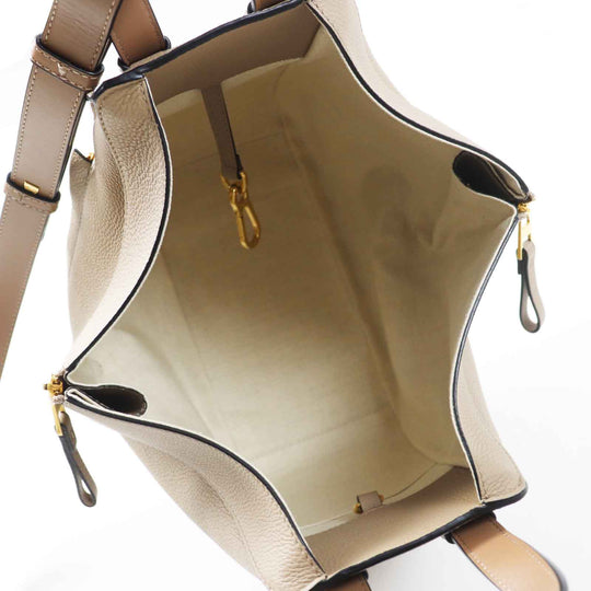 LOEWE Shoulder Bag A538S35X51 Main: Soft grain calf sand Hammock Small Women Used Authentic