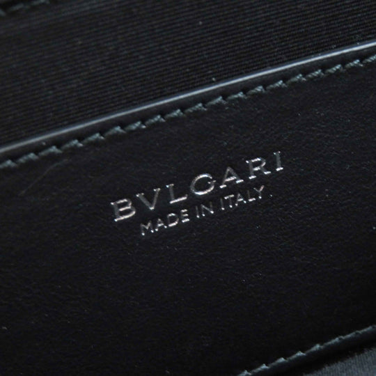 BVLGARI Tote Bag 291105 Main: Leather black logo large tote bag Women Used Authentic
