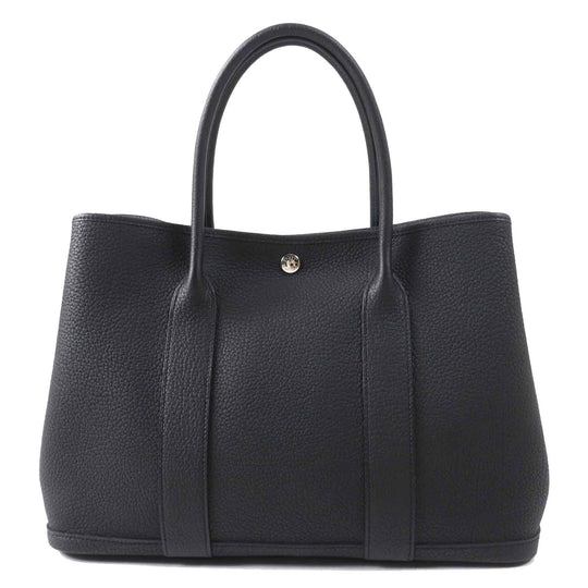 HERMES Tote Bag Main: Negonda black Garden party PM 36 Women Used Authentic
