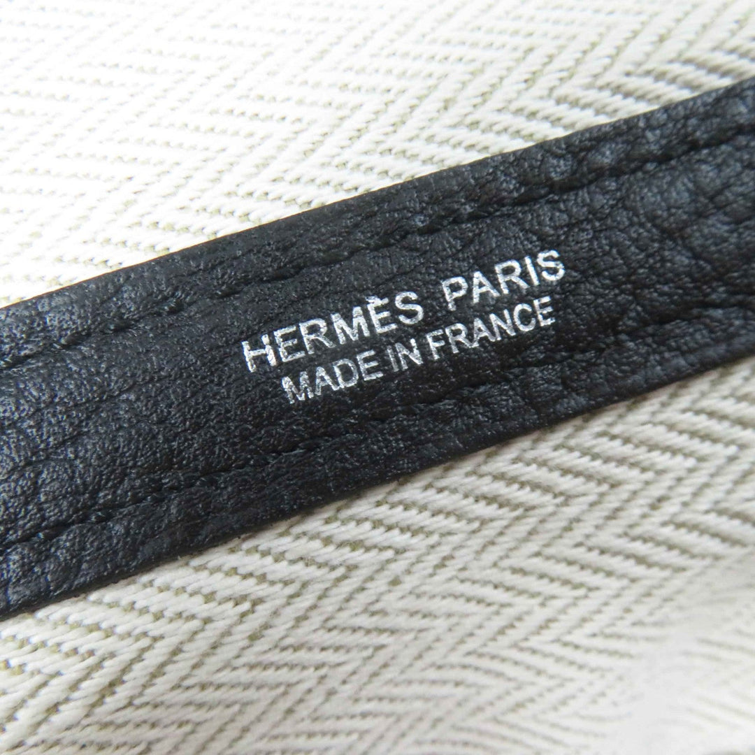 HERMES Tote Bag Main: Negonda black Garden party PM 36 Women Used Authentic
