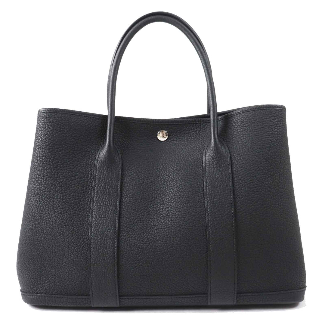 HERMES Tote Bag Main: Negonda black Garden party PM 36 Women Used Authentic