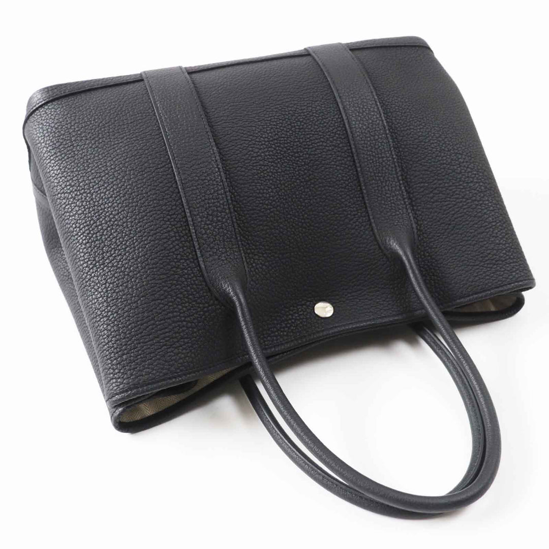 HERMES Tote Bag Main: Negonda black Garden party PM 36 Women Used Authentic