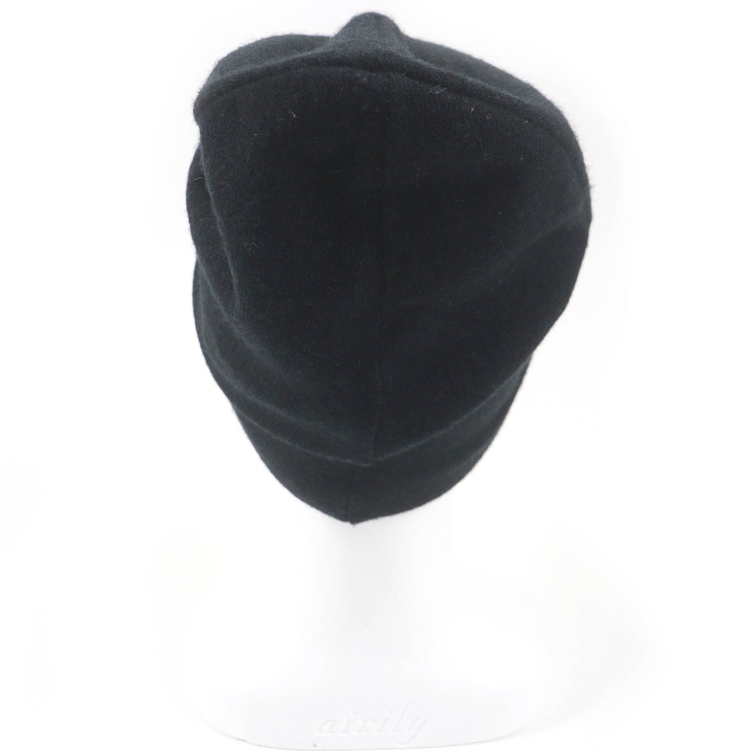 FENDI Knit cap FXQ635 A1CE Main: 70% wool, Main: 30% cashmere black mens Used Authentic