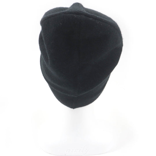 FENDI Knit cap FXQ635 A1CE Main: 70% wool, Main: 30% cashmere black mens Used Authentic