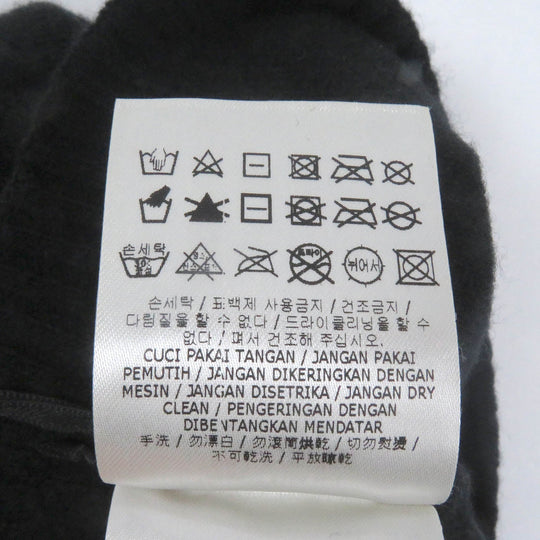 FENDI Knit cap FXQ635 A1CE Main: 70% wool, Main: 30% cashmere black mens Used Authentic