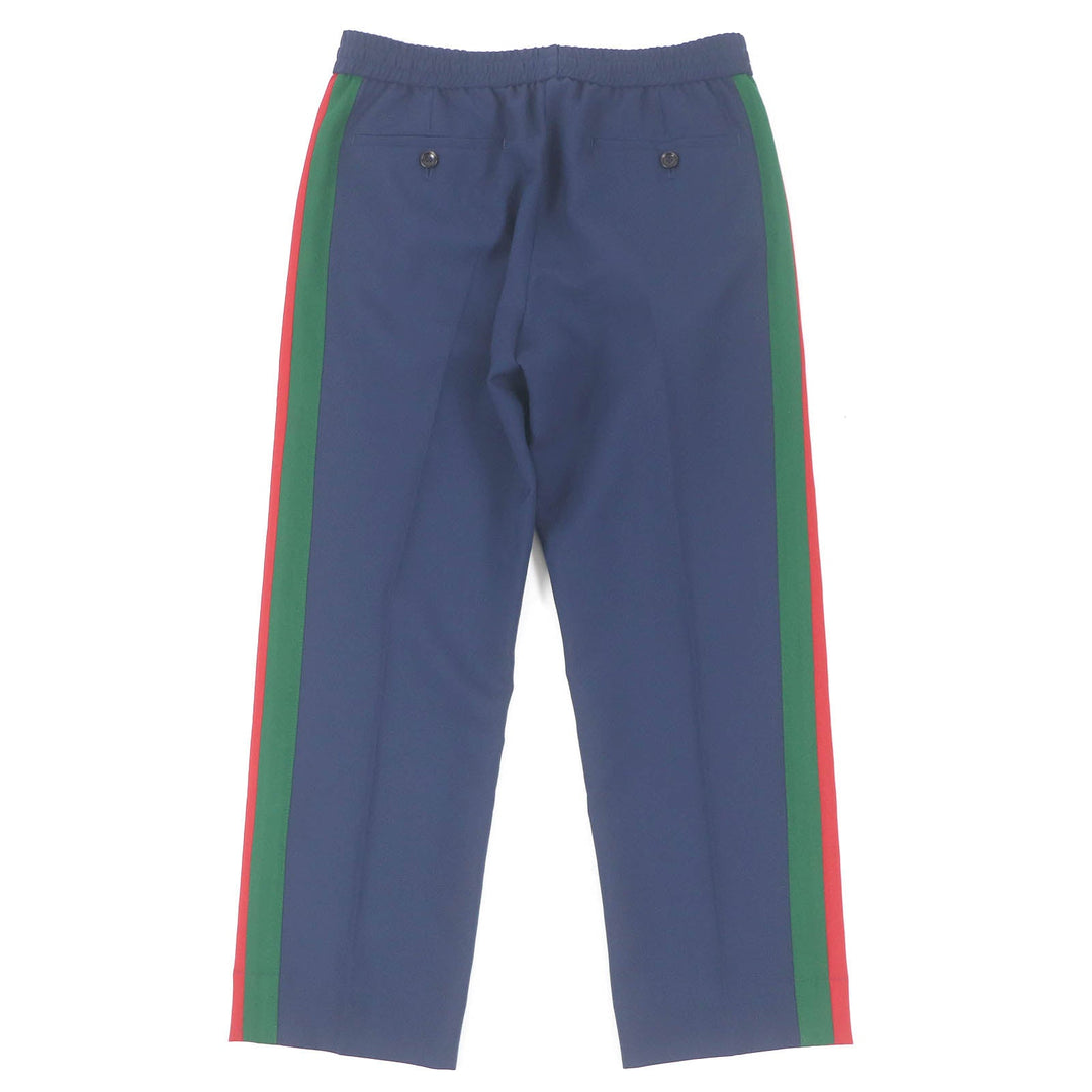 GUCCI Pants 493714 Outer: 83% wool, Outer: 17% mohair, Lining: 100% cotton Navy mens 44 Used Authentic