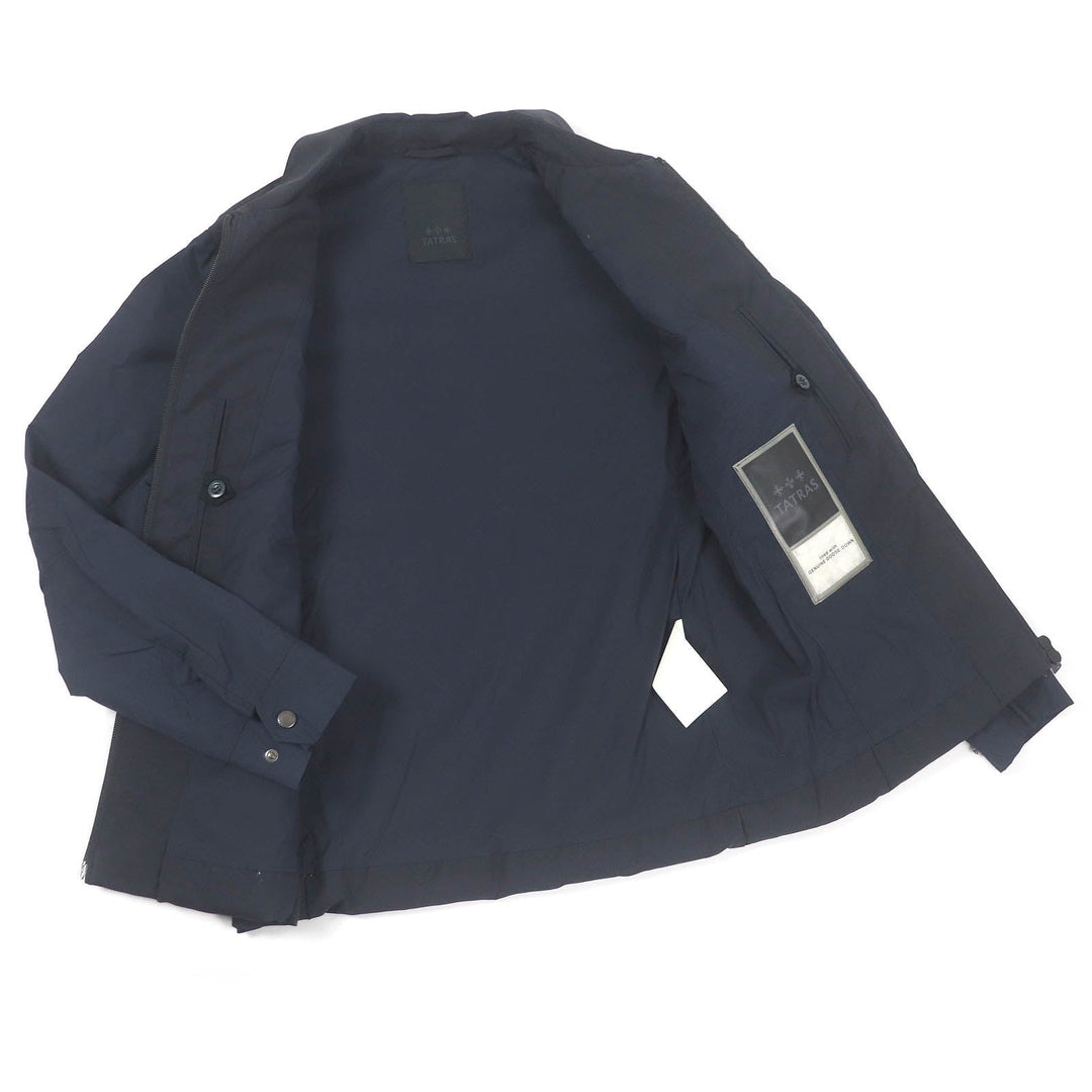 TATRAS Down jacket MTK8TM498 Outer: 100% wool, Lining: 90% nylon, Lining: 10% polyurethane, Filling: 90% down, Filling: 10% feather Navy CORBEZZOLO mens 02 (170/92A) Used Authentic