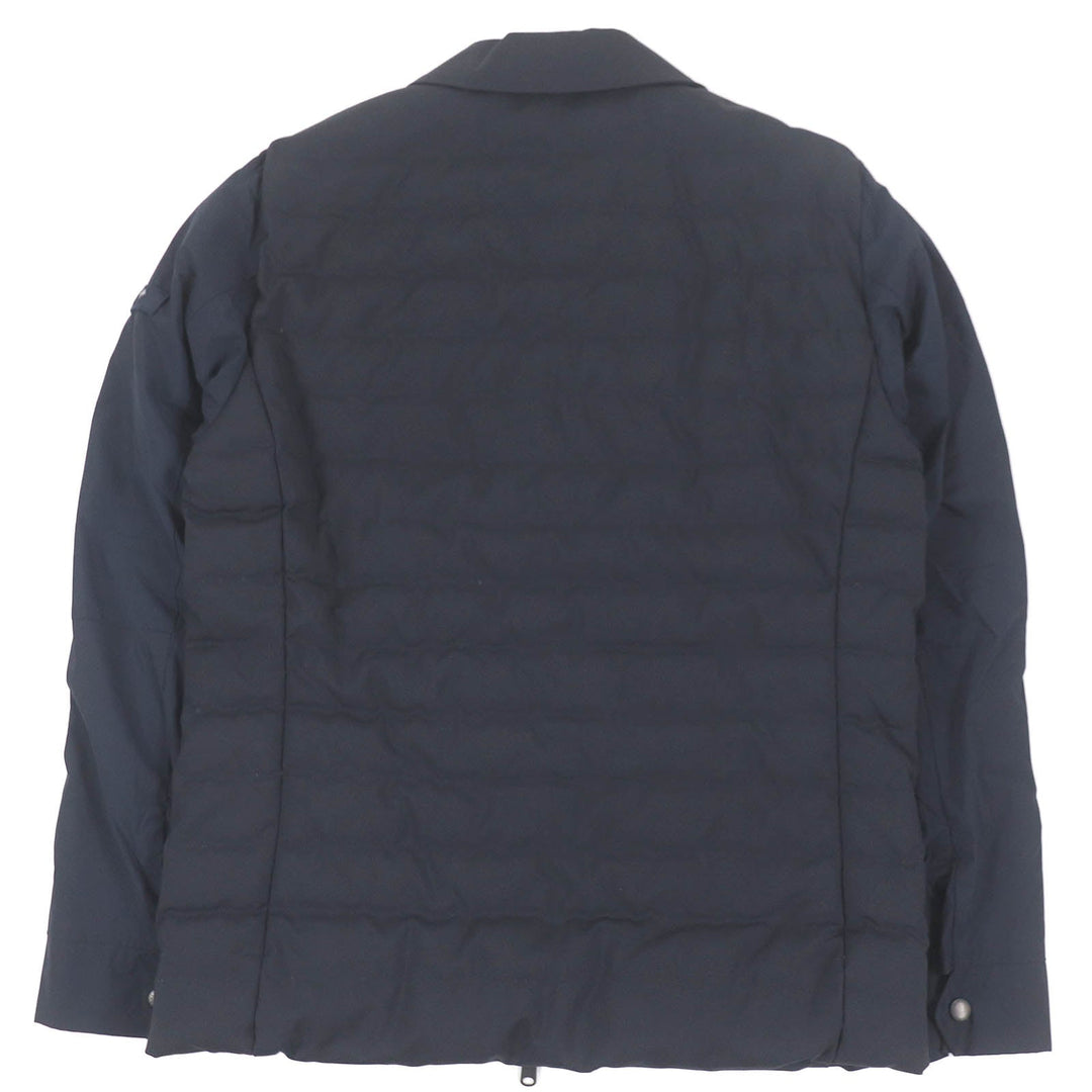 TATRAS Down jacket MTK8TM498 Outer: 100% wool, Lining: 90% nylon, Lining: 10% polyurethane, Filling: 90% down, Filling: 10% feather Navy CORBEZZOLO mens 02 (170/92A) Used Authentic