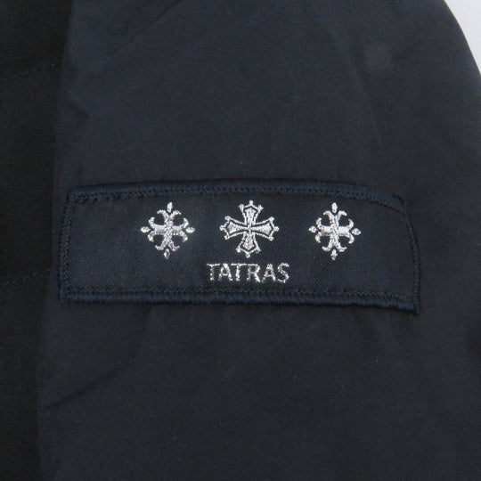 TATRAS Down jacket MTK8TM498 Outer: 100% wool, Lining: 90% nylon, Lining: 10% polyurethane, Filling: 90% down, Filling: 10% feather Navy CORBEZZOLO mens 02 (170/92A) Used Authentic