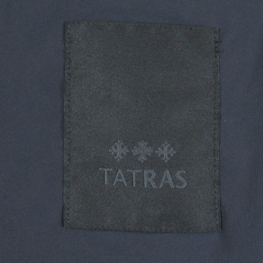 TATRAS Down jacket MTK8TM498 Outer: 100% wool, Lining: 90% nylon, Lining: 10% polyurethane, Filling: 90% down, Filling: 10% feather Navy CORBEZZOLO mens 02 (170/92A) Used Authentic