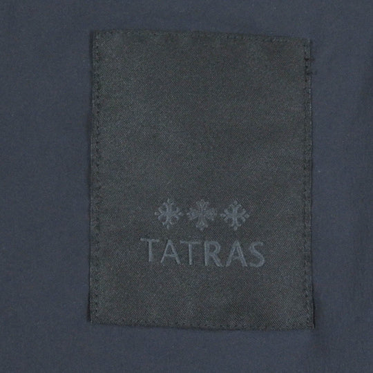 TATRAS Down jacket MTK8TM498 Outer: 100% wool, Lining: 90% nylon, Lining: 10% polyurethane, Filling: 90% down, Filling: 10% feather Navy CORBEZZOLO mens 02 (170/92A) Used Authentic