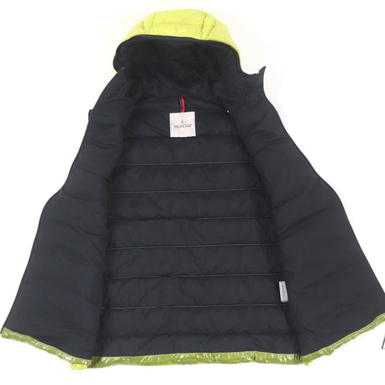 MONCLER Down vest Main: 100% nylon, Filling: 90% down, Filling: 10% feather yellow LAPPE GILET mens 5 Used Authentic