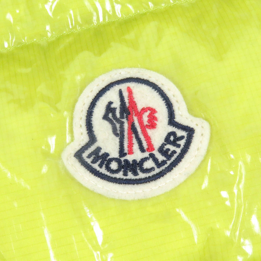 MONCLER Down vest Main: 100% nylon, Filling: 90% down, Filling: 10% feather yellow LAPPE GILET mens 5 Used Authentic
