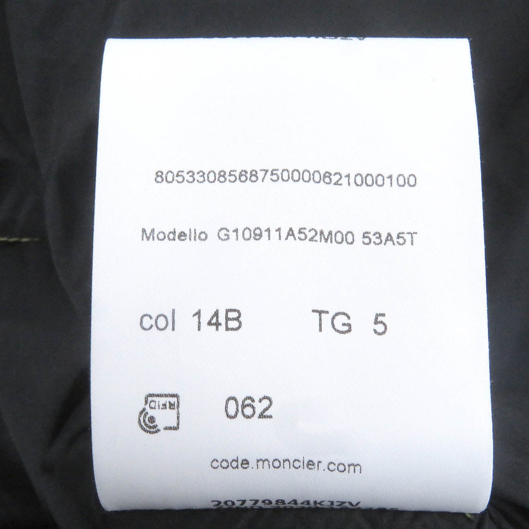 MONCLER Down vest Main: 100% nylon, Filling: 90% down, Filling: 10% feather yellow LAPPE GILET mens 5 Used Authentic