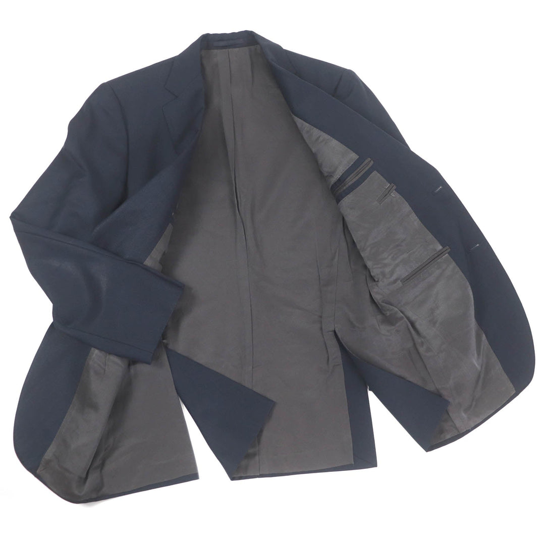 BOGLIOLI suit Outer: 100% wool, Lining: 58% cotton, Lining: 42% cupra, Sleeve lining: 100% cupra Navy mens 46 Used Authentic