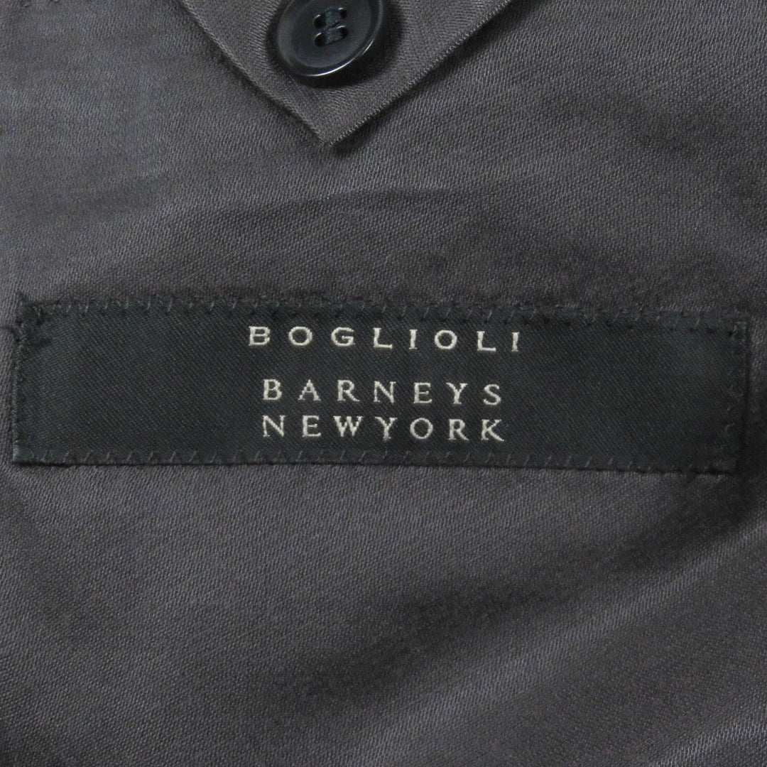 BOGLIOLI suit Outer: 100% wool, Lining: 58% cotton, Lining: 42% cupra, Sleeve lining: 100% cupra Navy mens 46 Used Authentic