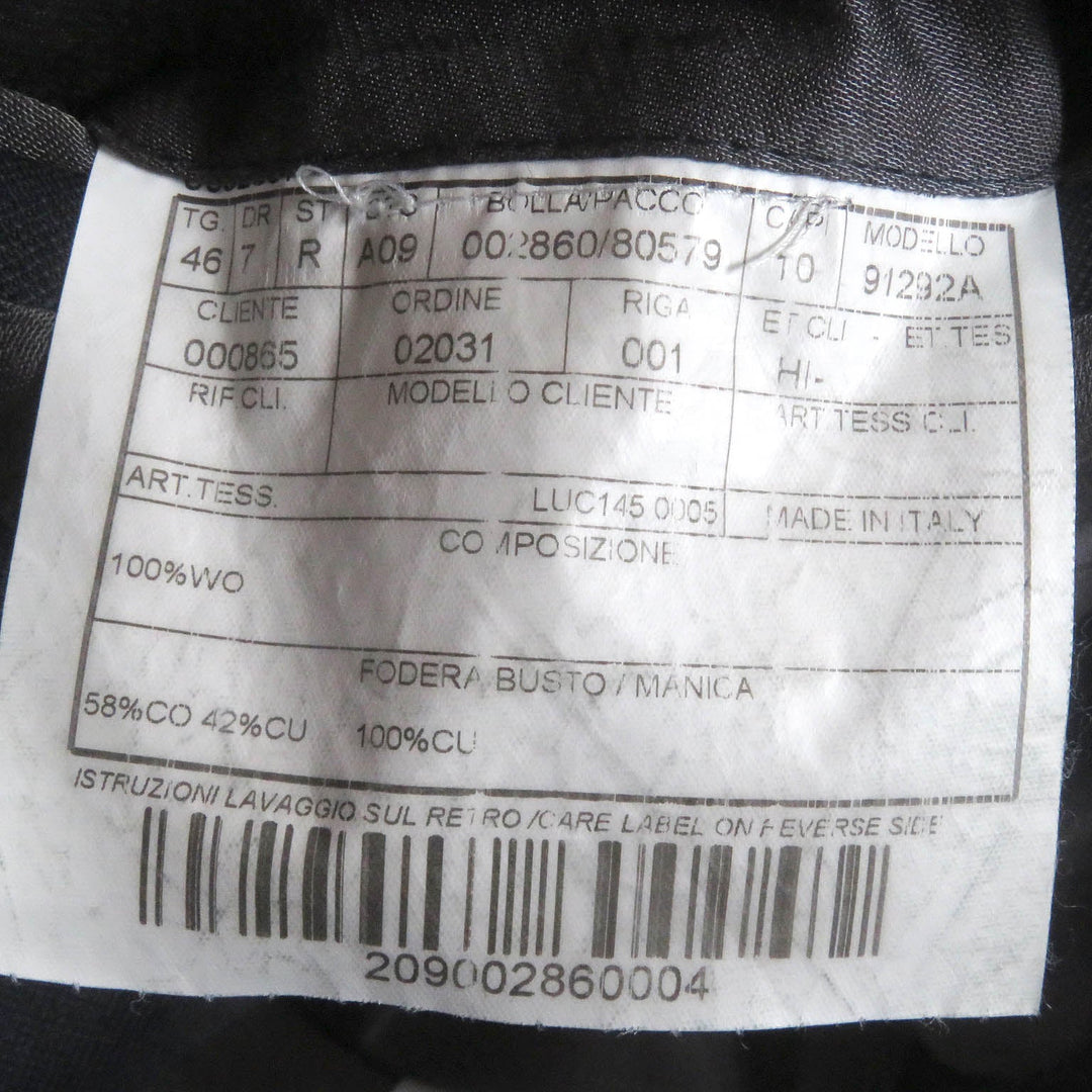 BOGLIOLI suit Outer: 100% wool, Lining: 58% cotton, Lining: 42% cupra, Sleeve lining: 100% cupra Navy mens 46 Used Authentic