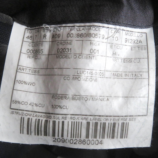 BOGLIOLI suit Outer: 100% wool, Lining: 58% cotton, Lining: 42% cupra, Sleeve lining: 100% cupra Navy mens 46 Used Authentic