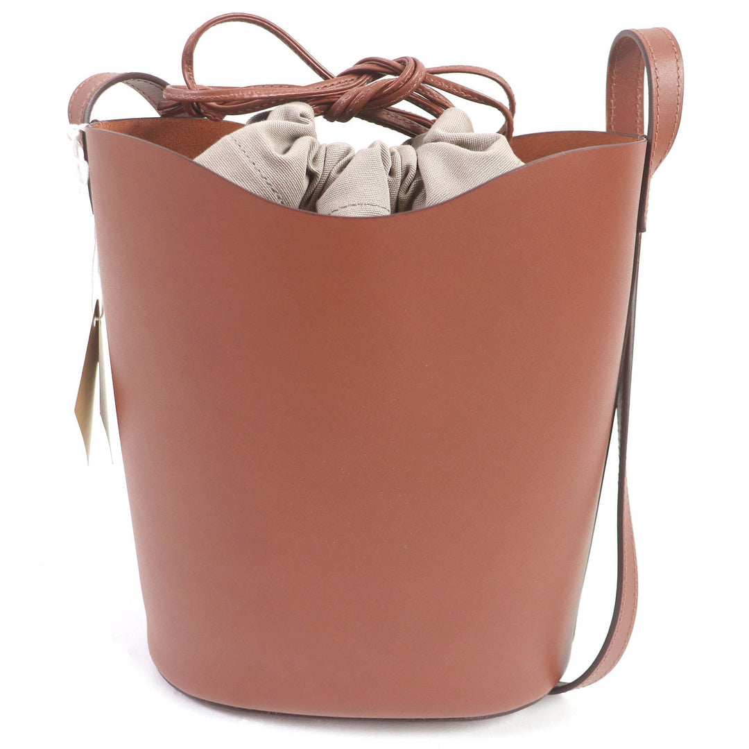 IL BISONTE Shoulder Bag Main: Leather Brown (reddish) ROSETO BUCKET BAG Women Used Authentic