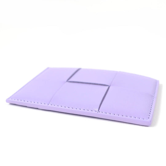 BOTTEGAVENETA Card Case 649597 Main: Leather purple Cassette Credit Card Case Women Used Authentic