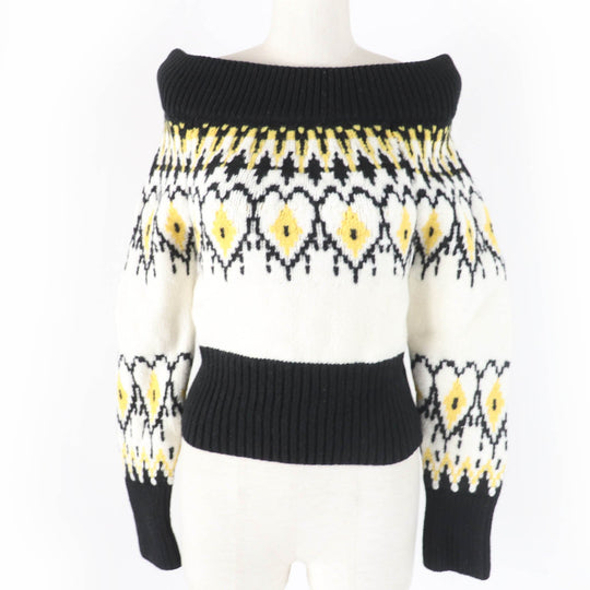 Alexander McQueen knit 710206 wool multicolor Women XS Used Authentic