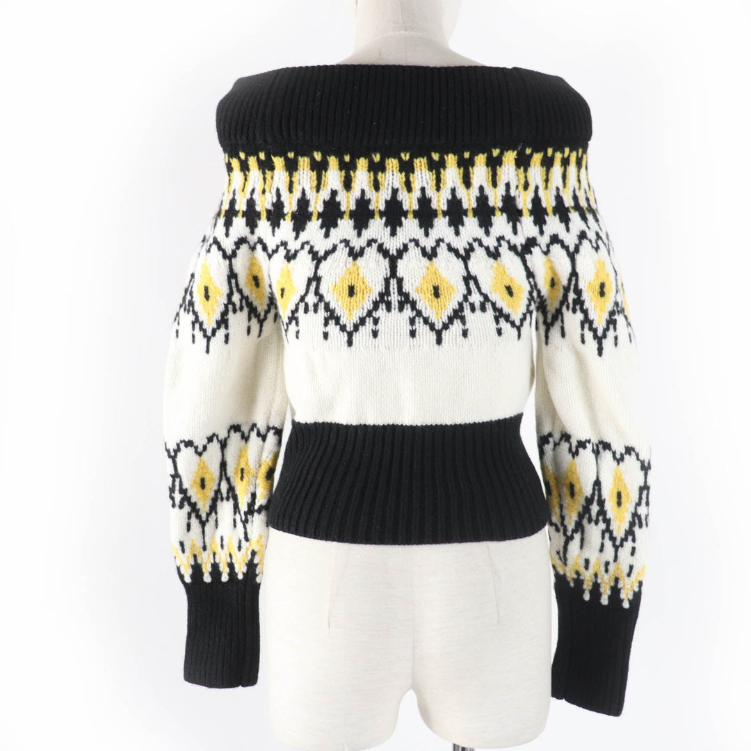 Alexander McQueen knit 710206 wool multicolor Women XS Used Authentic