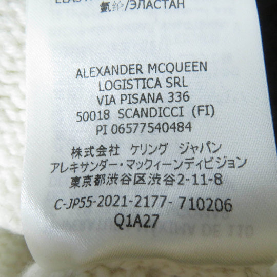 Alexander McQueen knit 710206 wool multicolor Women XS Used Authentic