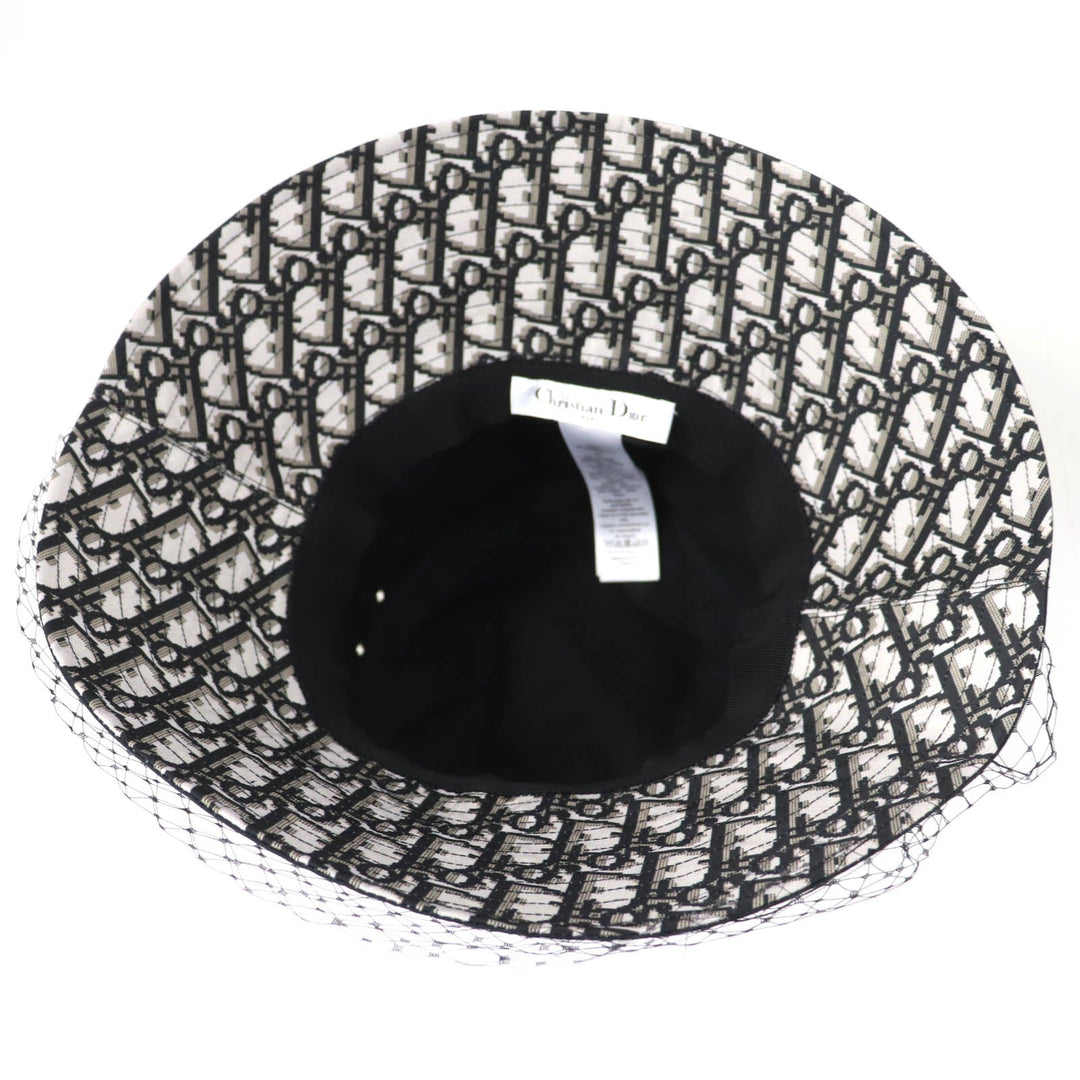 Christian Dior hat 95TDD924G130 polyester black TEDDY-D 57