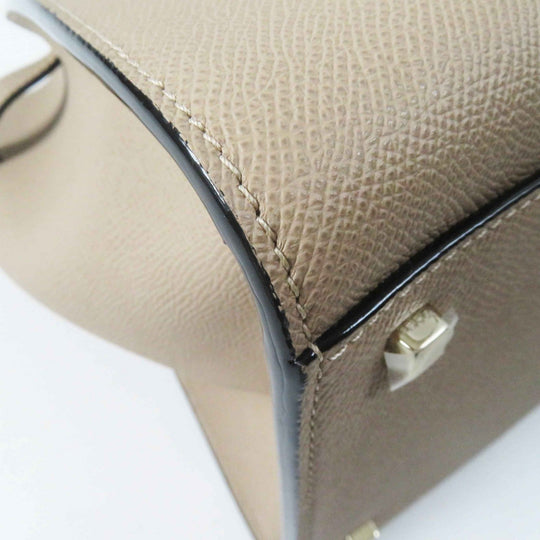 Valextra Shoulder Bag Main: Soft calfskin Cashmere (beige type) Milano bag medium Women Used Authentic