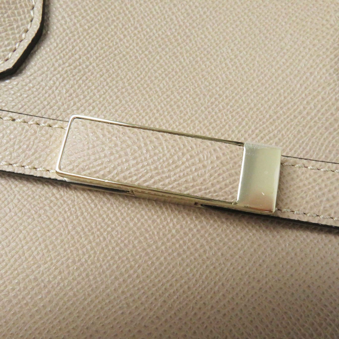 Valextra Shoulder Bag Main: Soft calfskin Cashmere (beige type) Milano bag medium Women Used Authentic