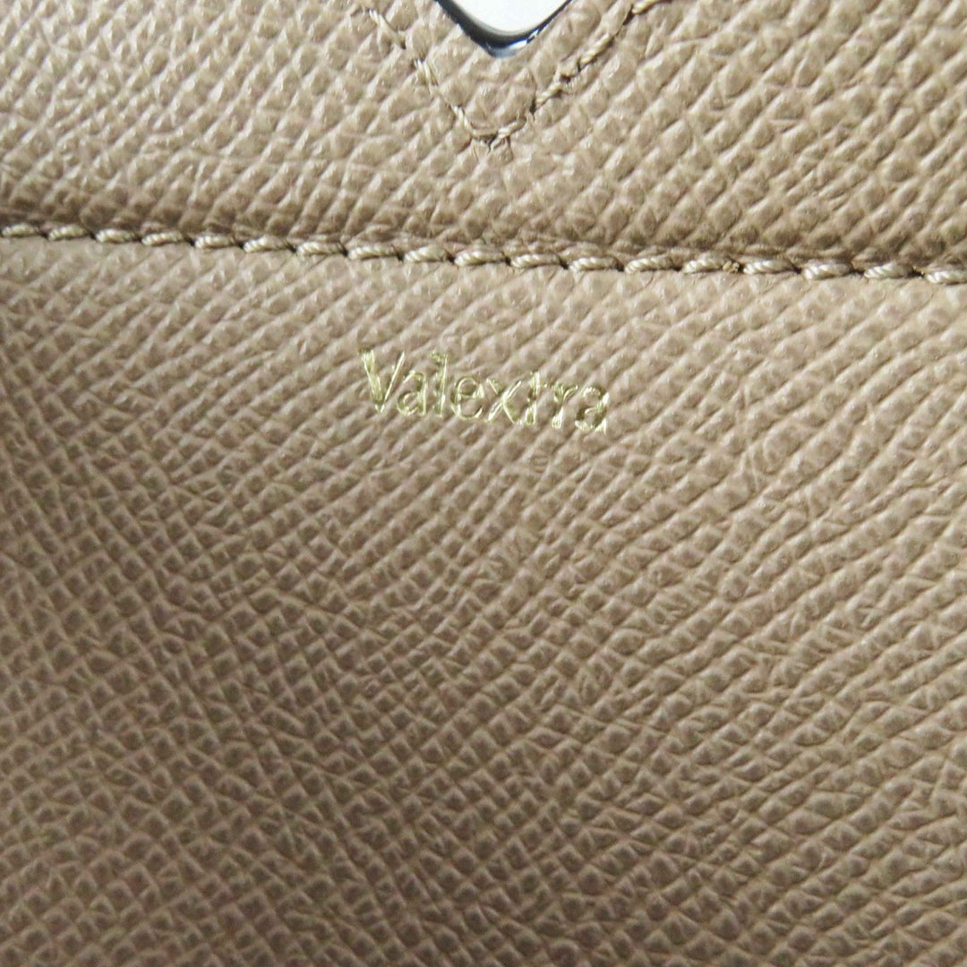 Valextra Shoulder Bag Main: Soft calfskin Cashmere (beige type) Milano bag medium Women Used Authentic