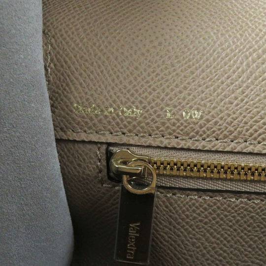 Valextra Shoulder Bag Main: Soft calfskin Cashmere (beige type) Milano bag medium Women Used Authentic