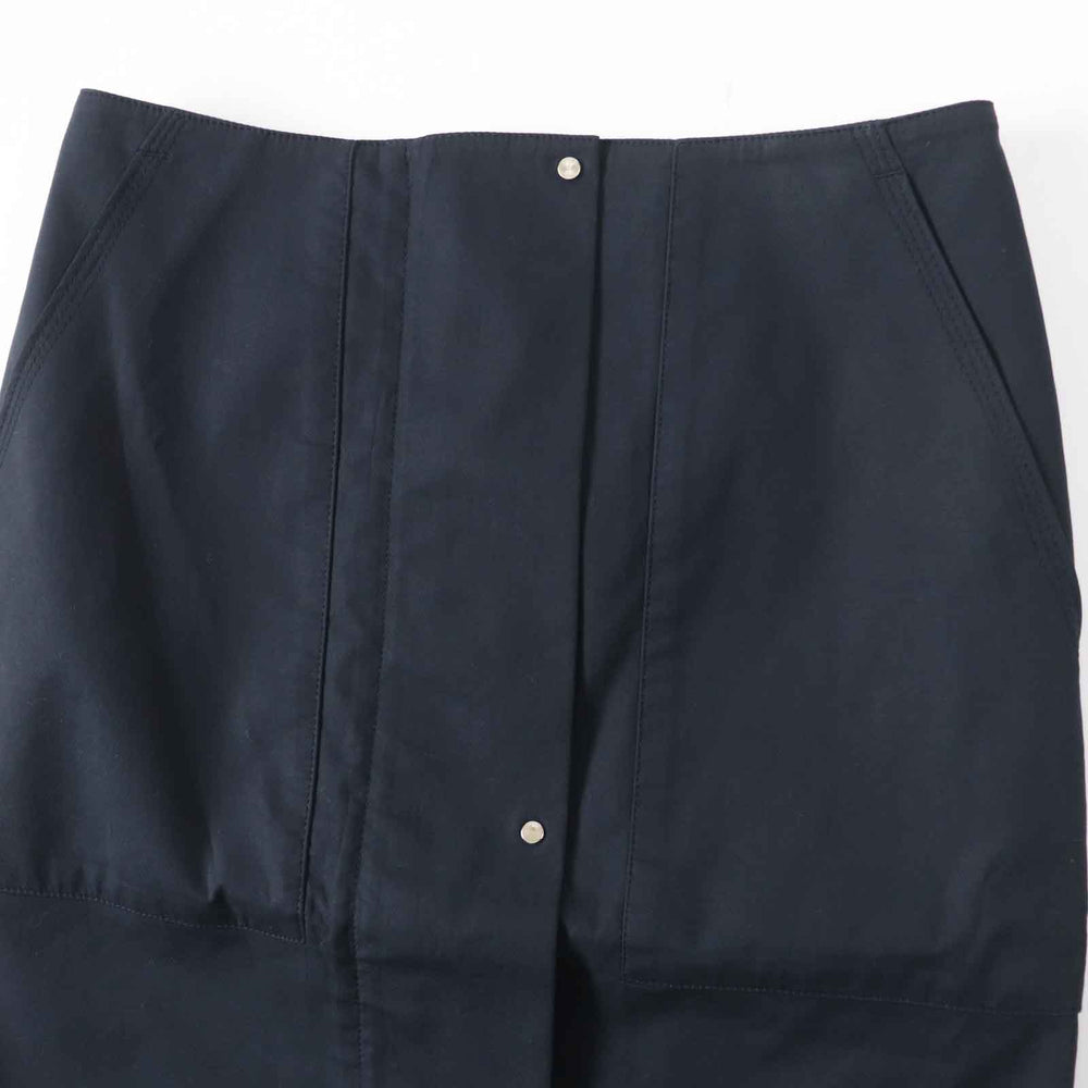 HERMES Tight Skirt Outer: 97% cotton, Outer: 3% polyurethane, Lining: 97% cotton, Lining: 3% polyurethane Dark navy Women 34 Used Authentic