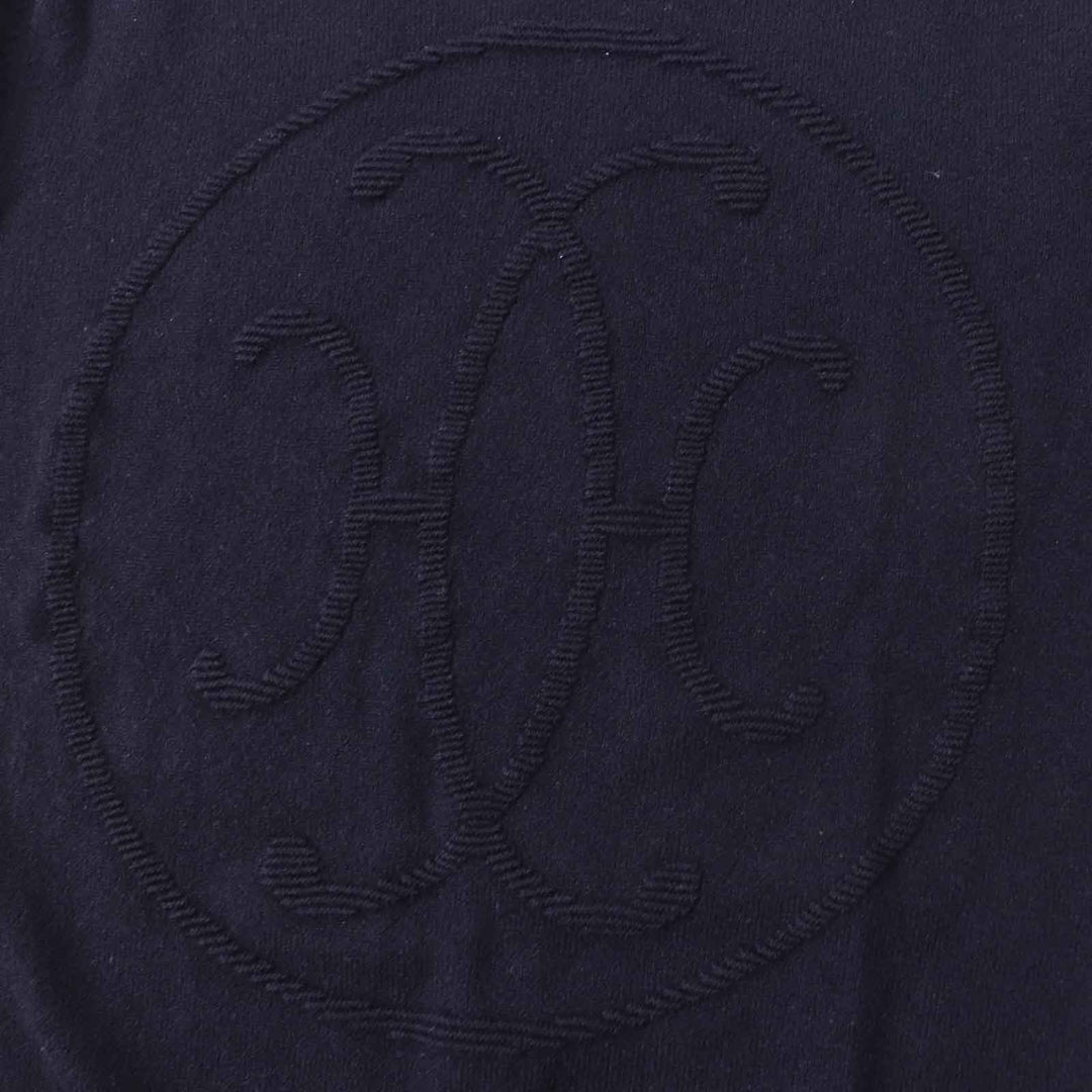 HERMES knit 4E2604D1 Main: 100% cashmere Dark navy Women 36 Used Authentic