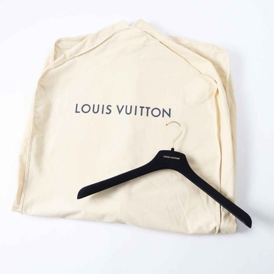 LOUIS VUITTON coat Outer: 99% wool, Outer: 1% silk, Lining: 50% cupra, Lining: 50% rayon, Part: 99% wool Black brown Women 38 Used Authentic