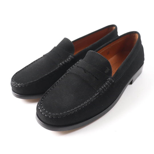 TOD’S loafers Suede leather black 36