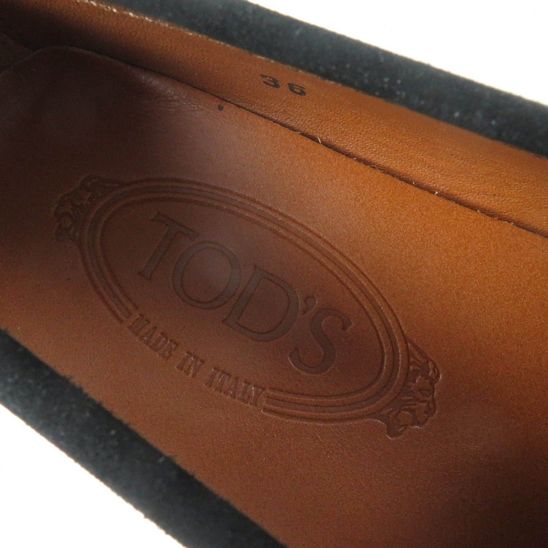TOD’S loafers Suede leather black 36